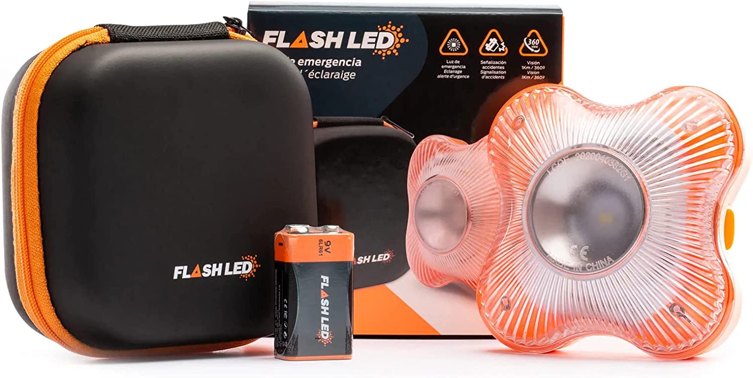 Help Flash Smart Luz de Emergencia V16 con Base Imantada Homologada DGT
