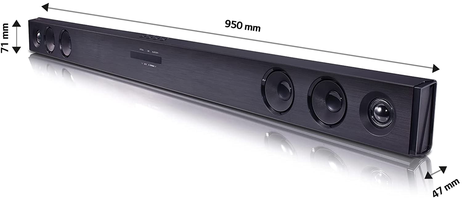 Barra de Sonido Bluetooth LG SJ3 300W 2.1 Negro