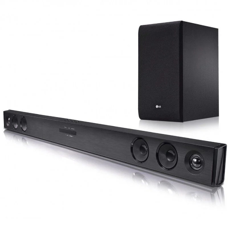 Barra de sonido  LG S60Q, Bluetooth, Subwoofer Inalámbrico, 300 W, Negro