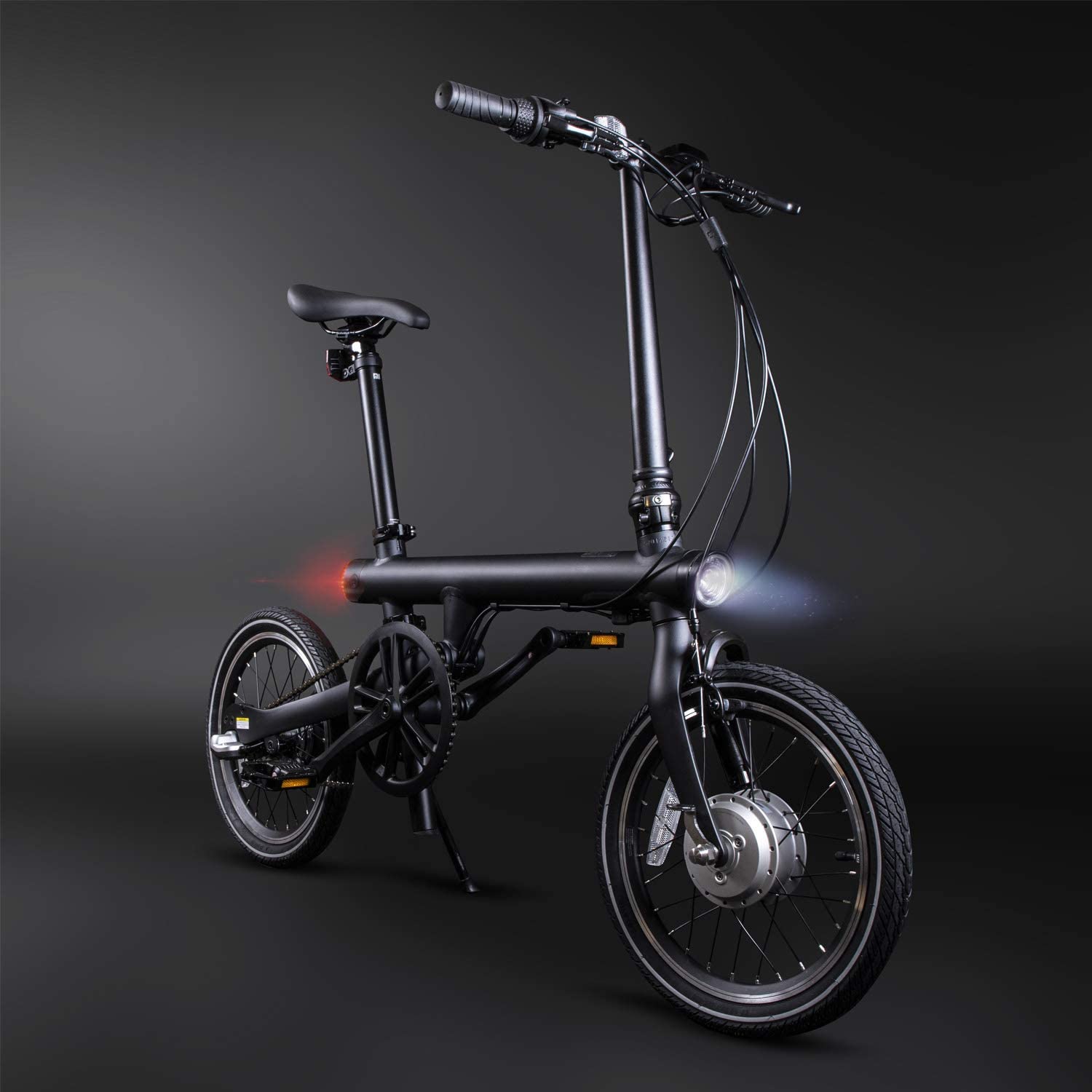 Bicicleta eléctrica  Xiaomi Qicycle, Hasta 25 km/h, Autonomía 45 km,  Plegable, Negra