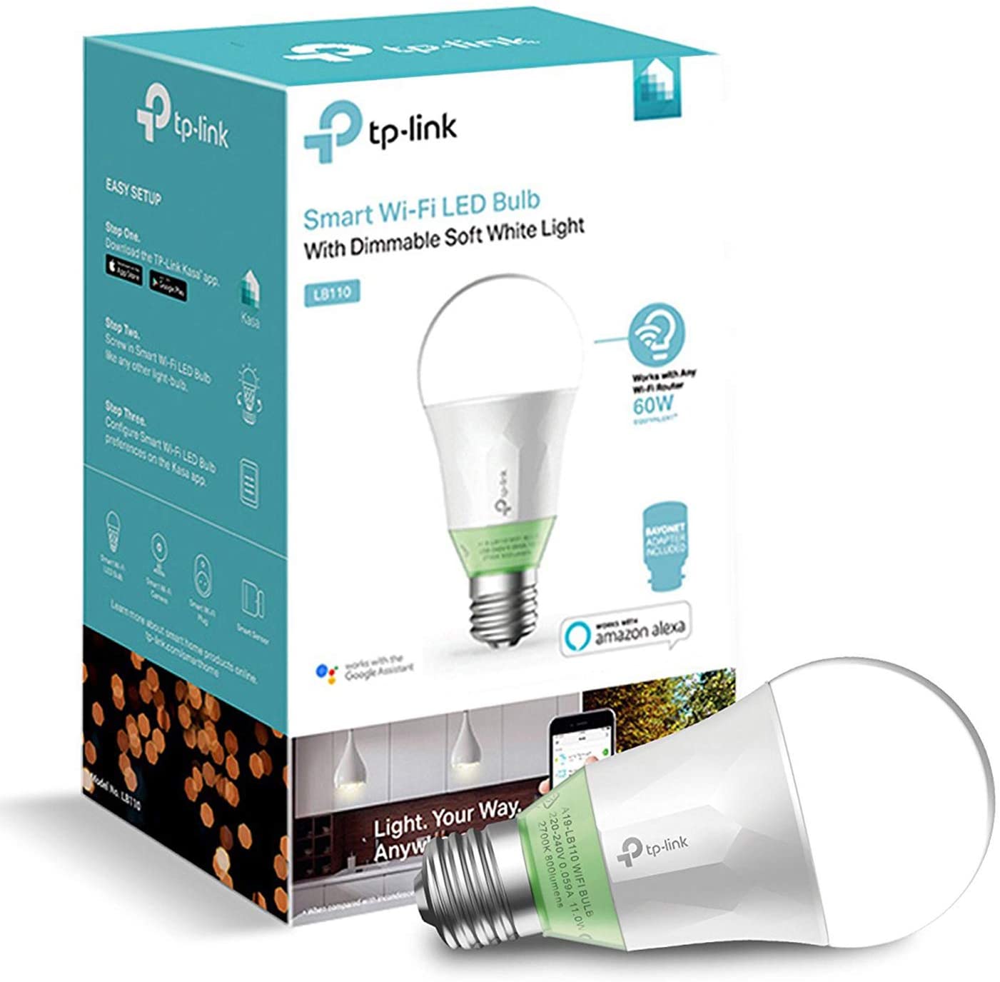 TP-Link Tapo L510E Bombilla Inteligente LED Smart Wi-Fi Regulable