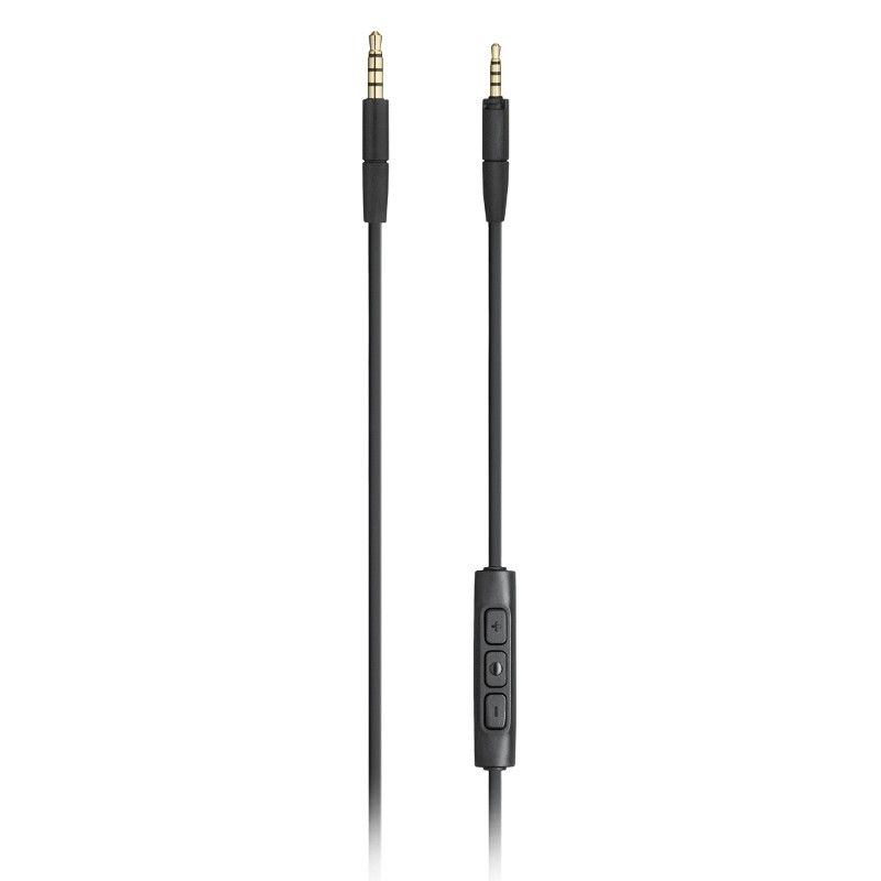 Câble Audio Remplacement 2,5 M Pour Casque Sennheiser HD25 / HD25I - Connecteur 6,3 Mm Plaqué Or