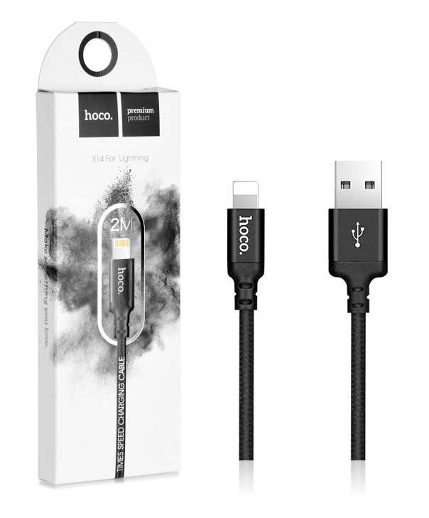 Kabel X14 Lightning USB (2m) HOCO