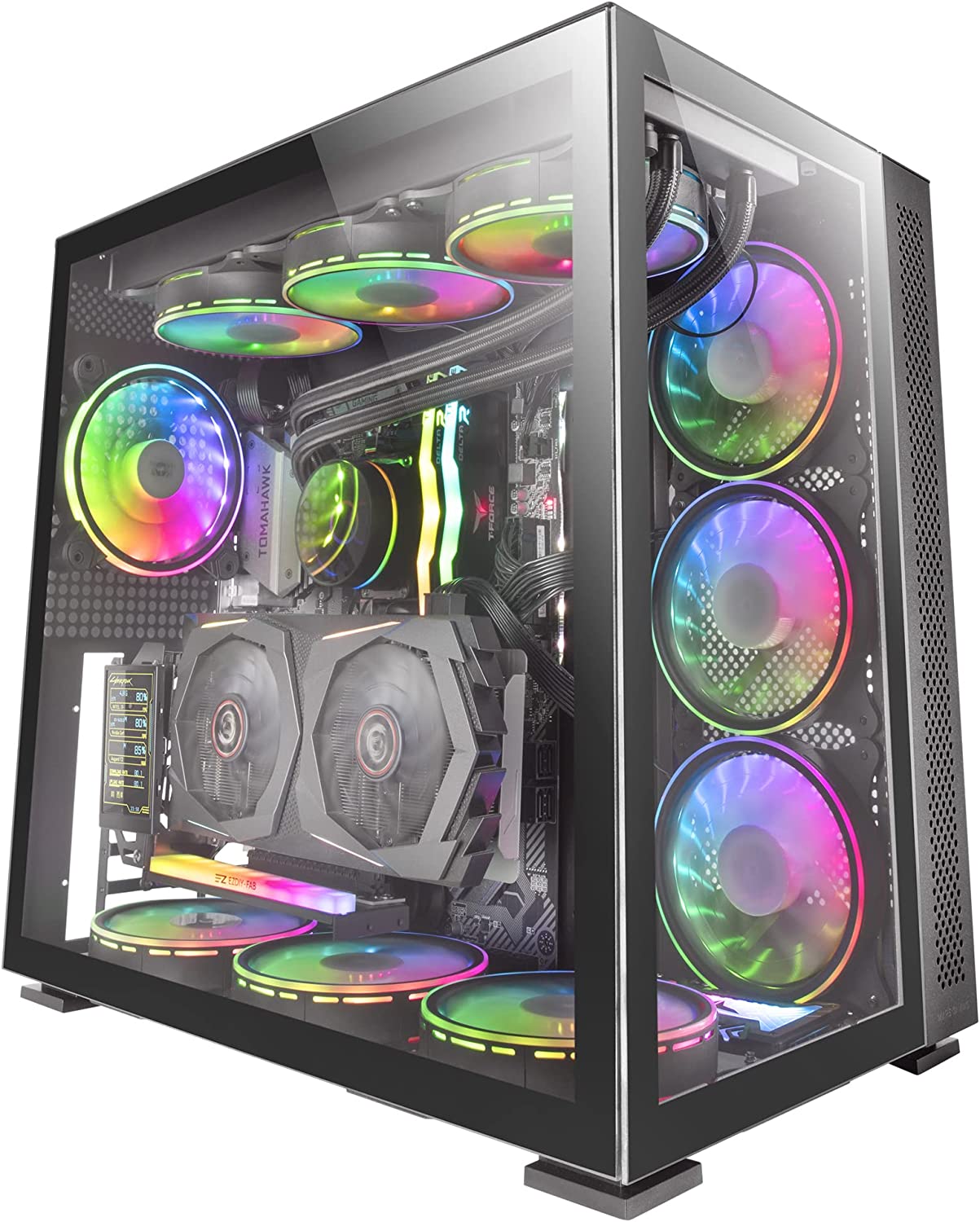 Caja ATX Semitorre XXL Mars Gaming MCV2 Black