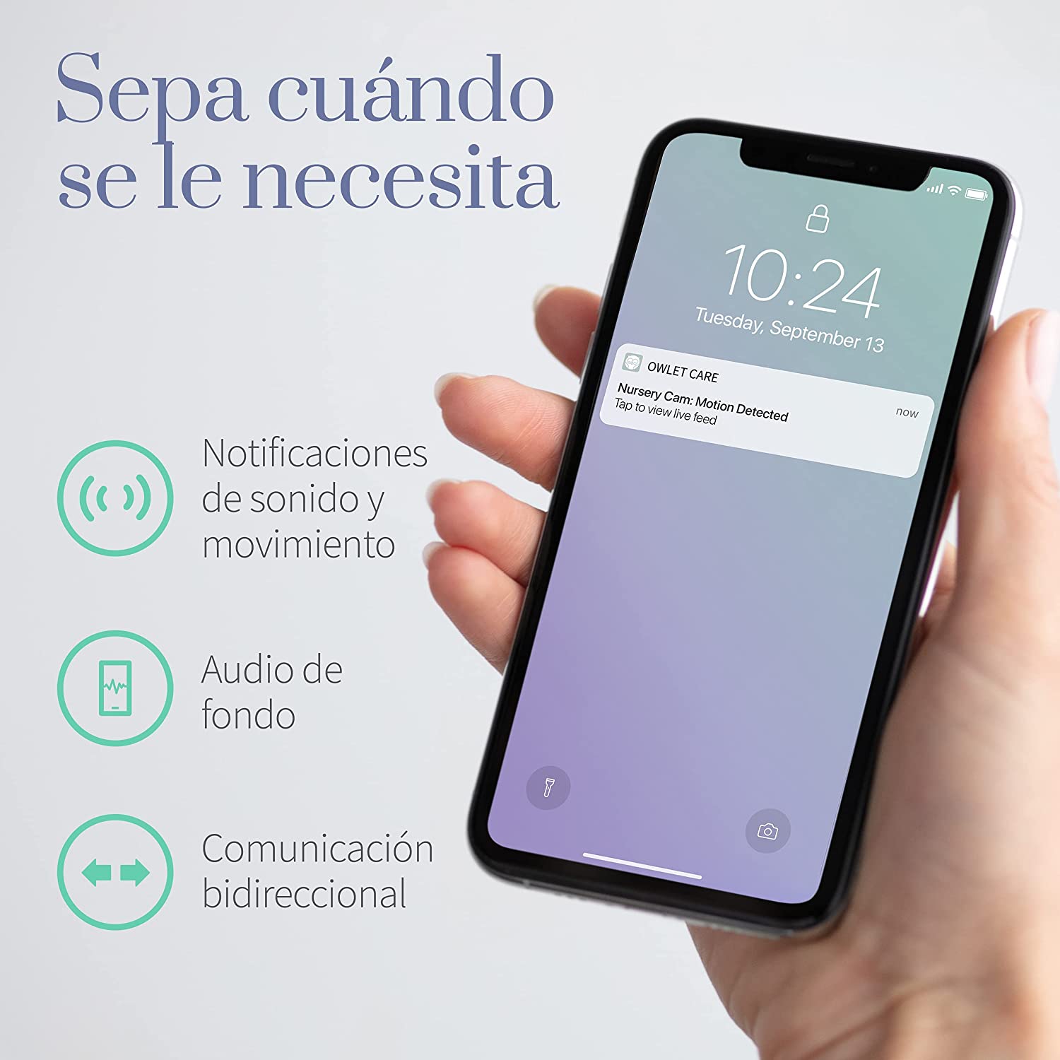 Vigilabebés de audio Handy Care