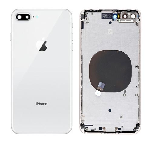 Repuesto Carcasa Trasera Completa - iPhone 8 Plus Plata