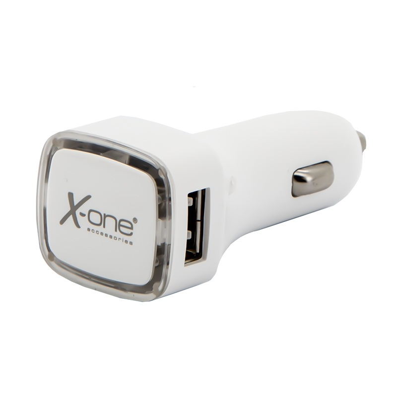 Cargador Coche 2 USB 2.1A Laterales (X-One) 