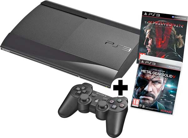 Consola PS3 12GB+ metal gear solid v phantom pain + ground zero