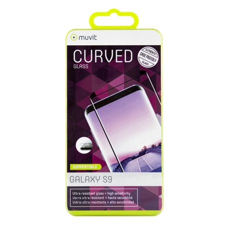 Cristal Templado 0,33mm Curvo 3d Samsung Galaxy S9 Muvit