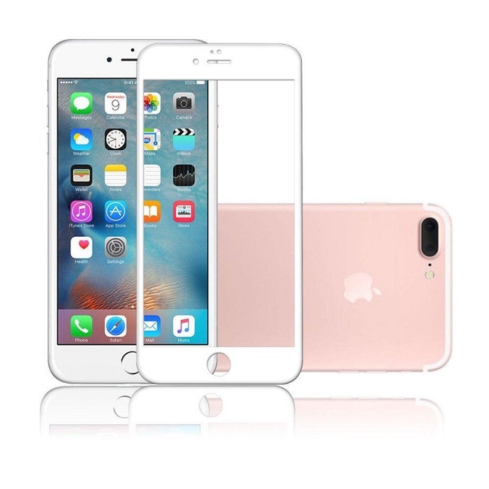 Protector Pantalla Full 3D Rosa Cristal Templado el iPhone 7 / iPhone 8 /  iPhone SE 2020