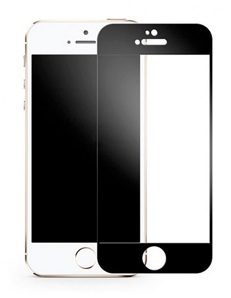 Verre Trempé Intégral - iPhone 5/5S/5C/SE Noir