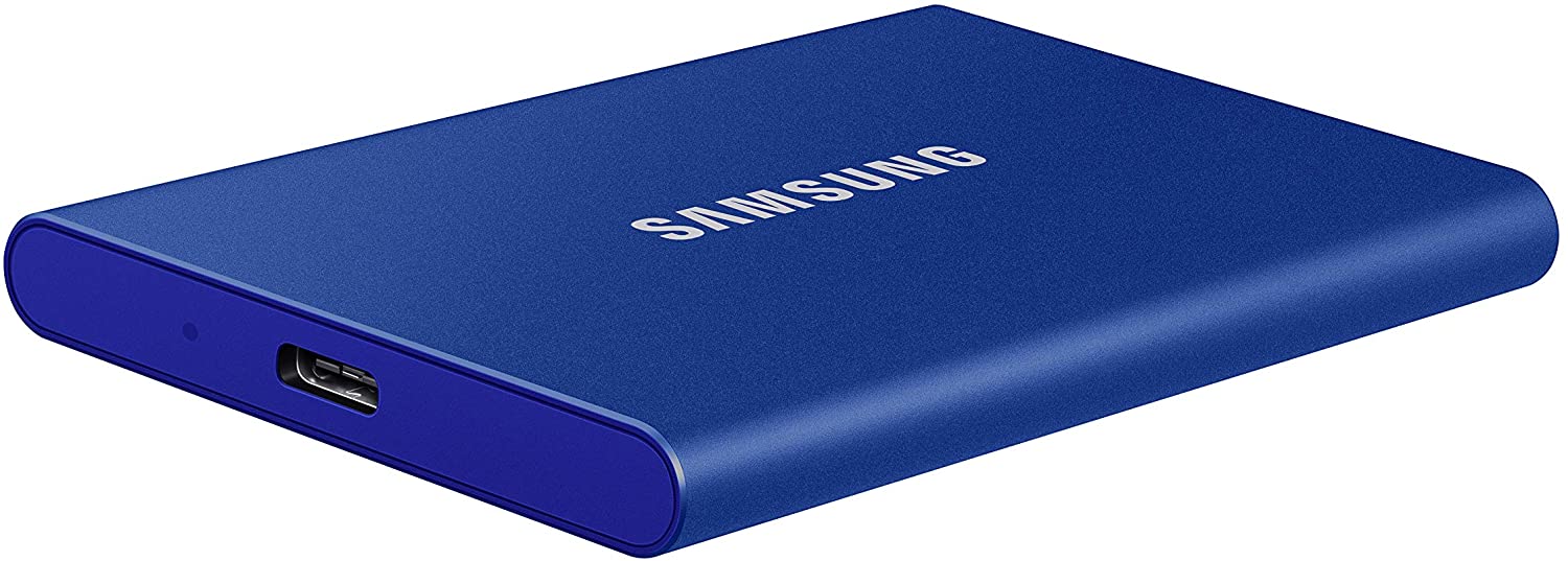 humor Conquistador Personalmente Disco Externo SSD Samsung Portable T7 500GB USB 3.2 Azul