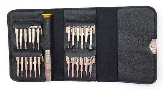Replaceable Screwdrivers Kit (25 pieces)