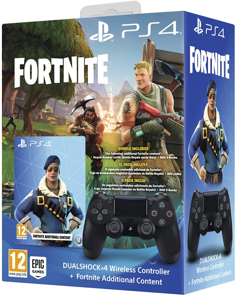 Dualshock Black v.2   Fortnite