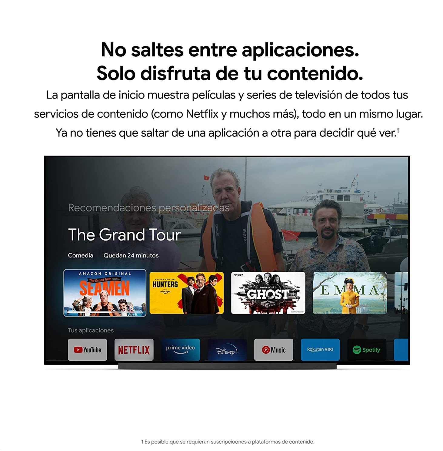 Google - Chromecast con Google TV (4K), Entretenimiento en streaming, en tu  TV y con búsqueda por voz, Disfruta de películas, series y Netflix en 4K