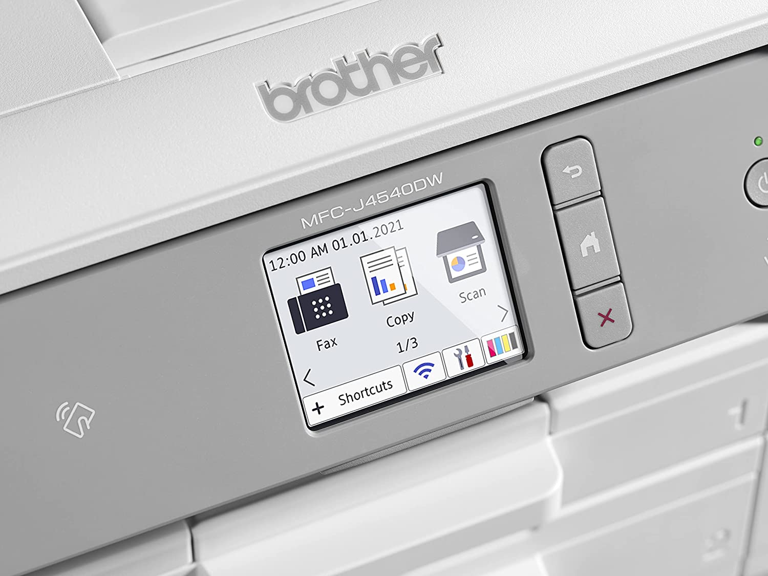 BROTHER Escaner de sobremesa de alta velocidad a doble cara, tarjeta de red  cableada y WiFi.