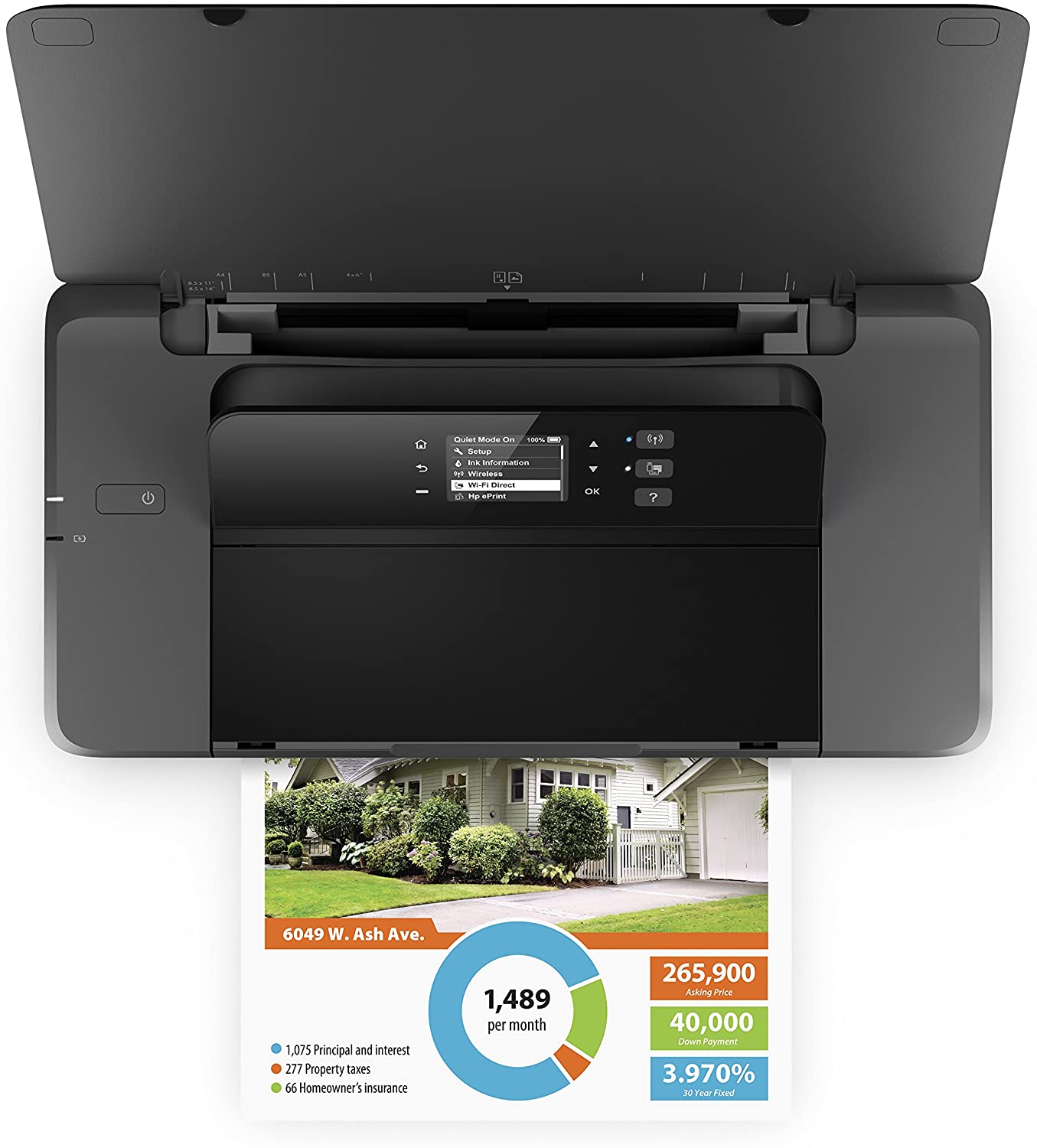 Escéptico Intrusión Rana Impresora Portátil HP Officejet 200 Wifi Negra