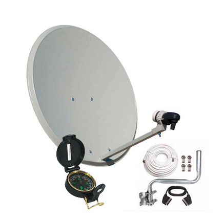 KIT ANTENA SATELITE + SOPORTE + LNB PARABOLICA - Tecnitron - Tienda Online