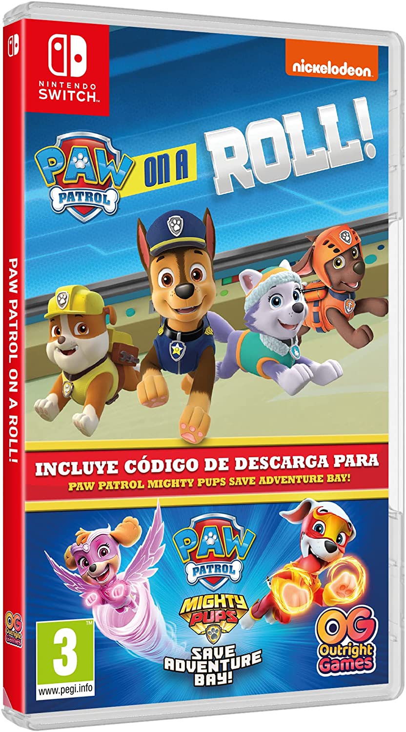 La Patrulla Canina Pawn Patrol On A Roll Mighty Pups Switch