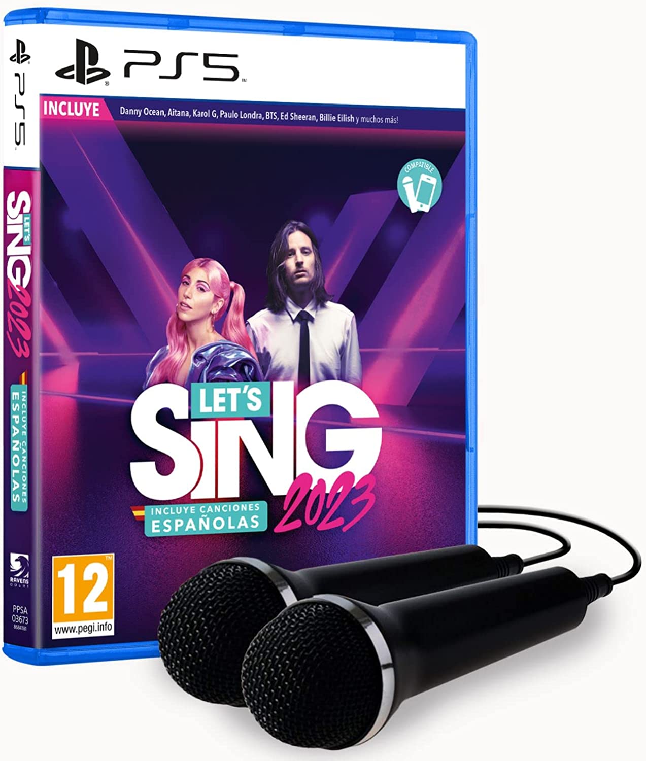 Contradecir lechuga profundamente Let's Sing 2023 + 2 Micrófonos PS5 - DiscoAzul.com