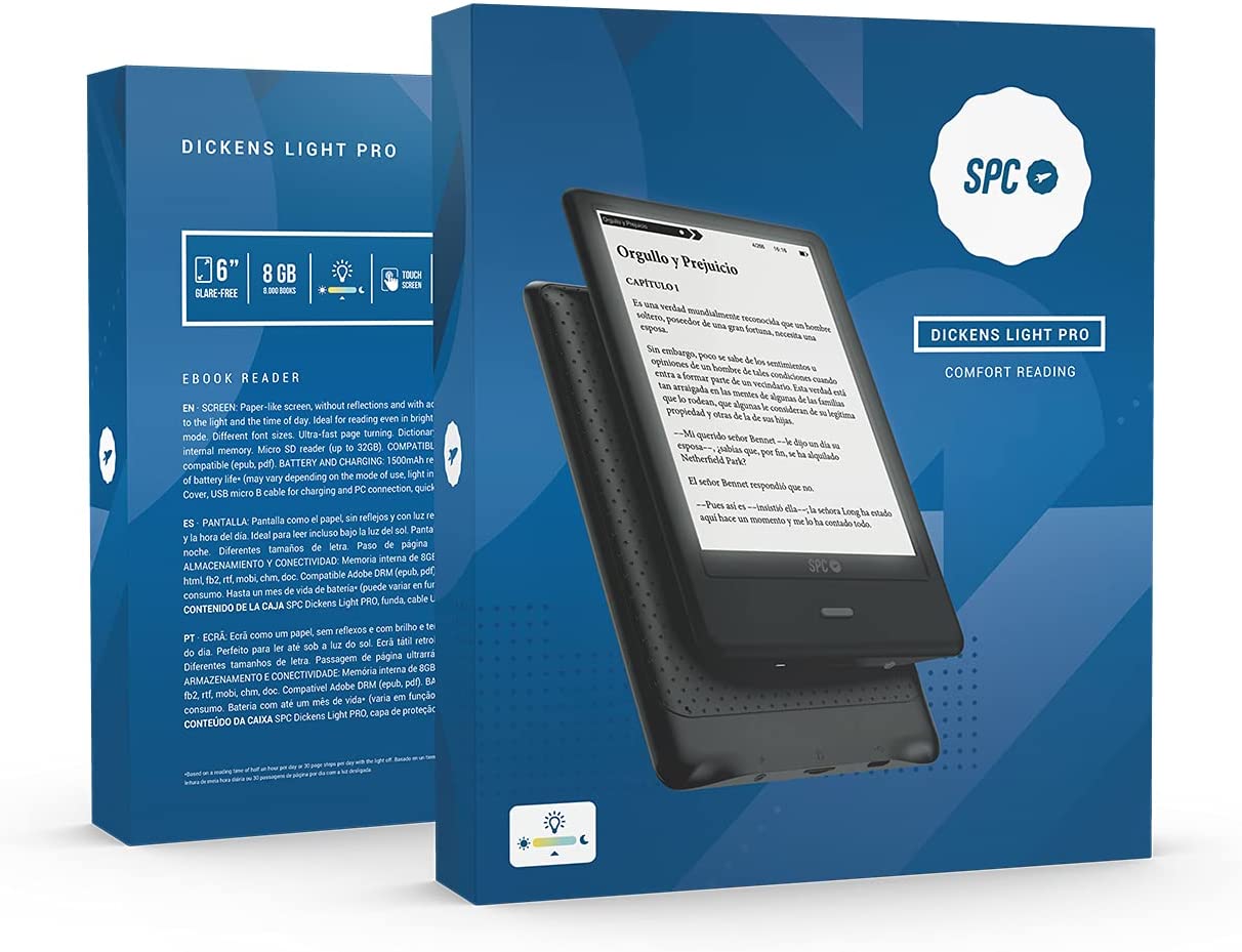 Libro Electrónico SPC Dickens Light Pro 6'' 