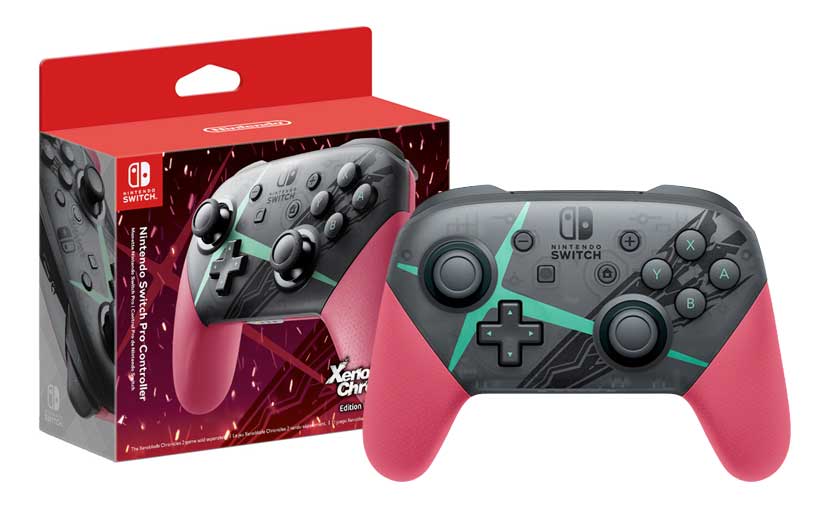 Mando Pro Controller Edición Xenoblade Chronicles 2 + Cable USB