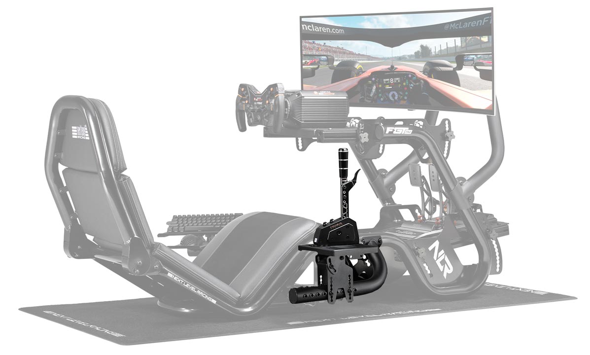 Soporte F-GT Pro Palanca Marchas / Freno de mano - Next Level Racing