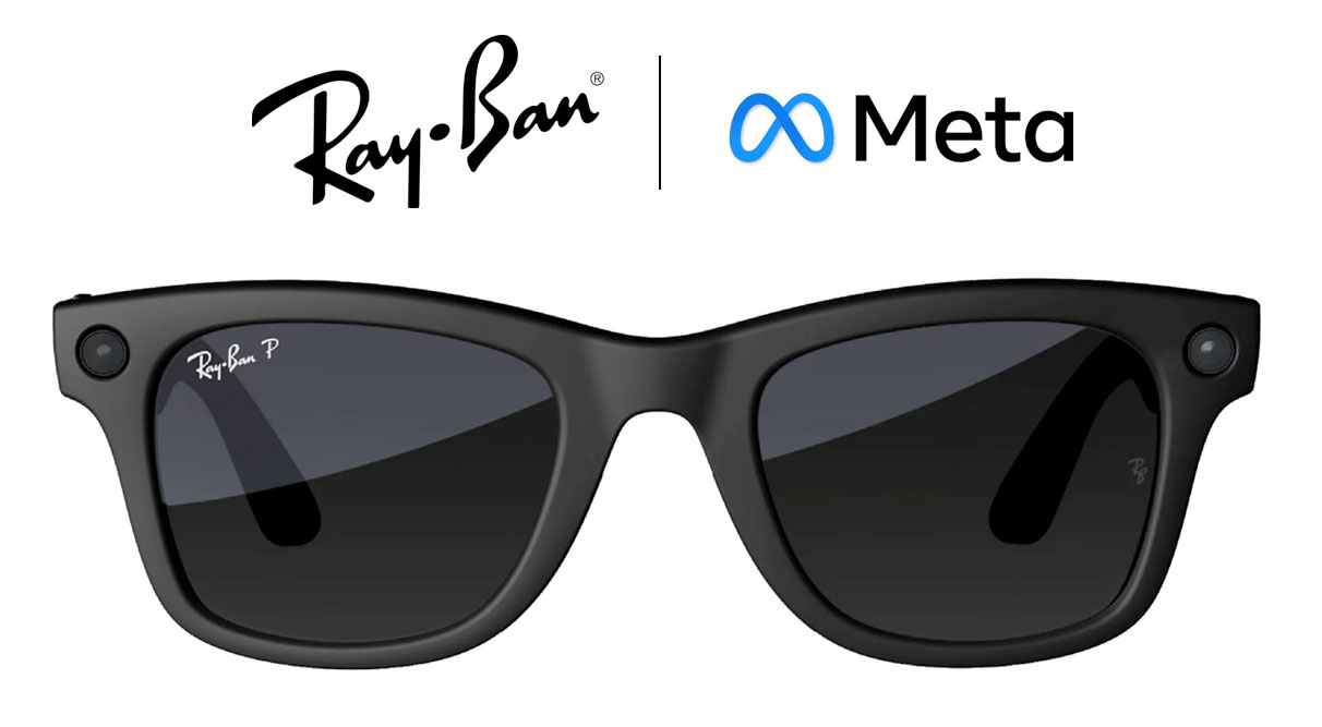 Gafas IA Ray-Ban Meta Wayfarer Negro Mate Polarizadas - Grande