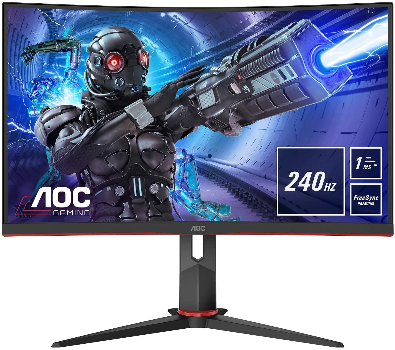 Monitor Gaming Curvo AOC C32G2ZE 31.5 Full HD Negro