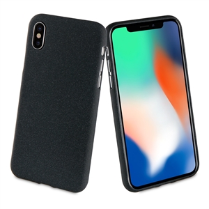 Case Stone iPhone XS/X-Black Muvit