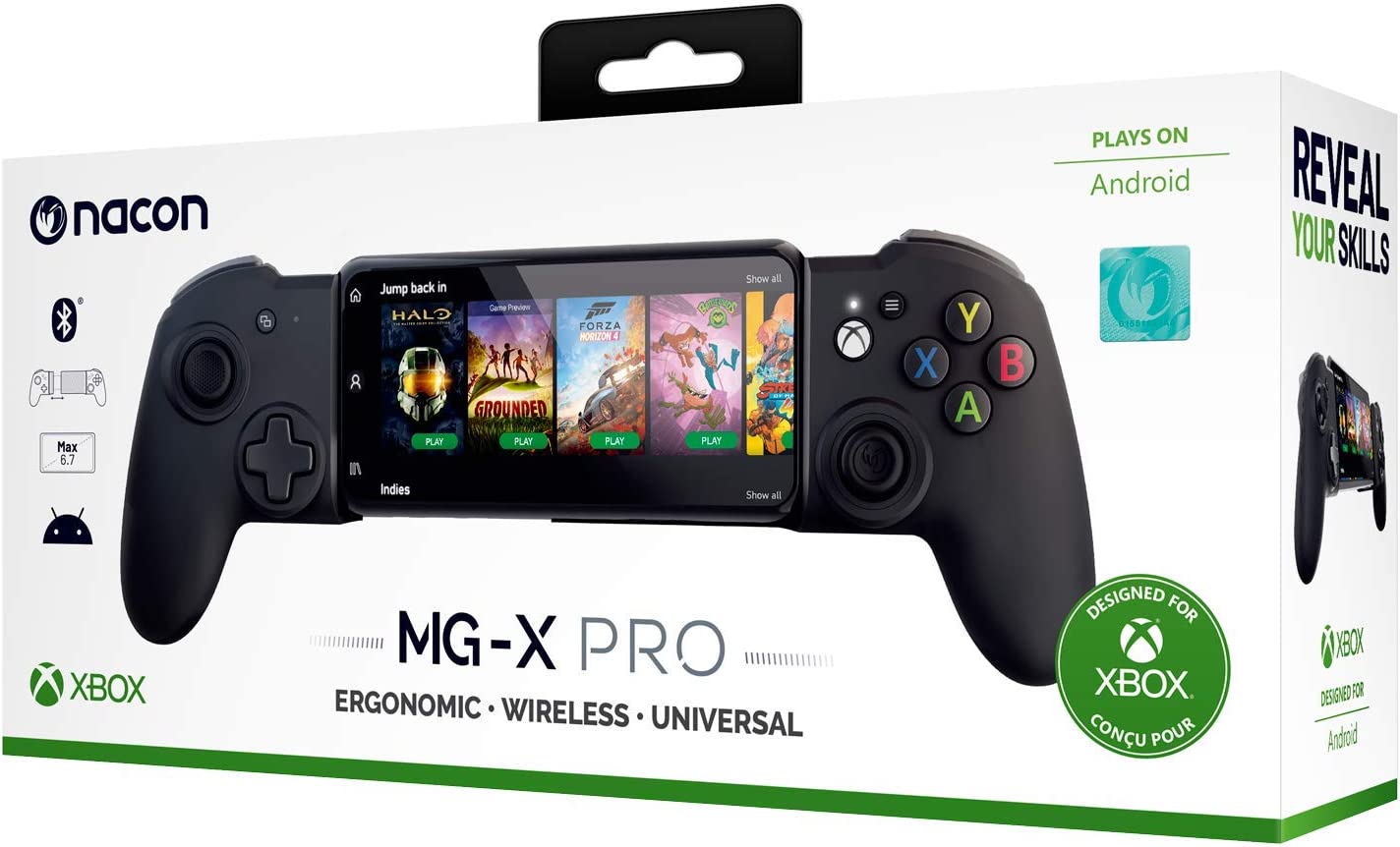 Nacon MG-X Pro Mando para Smartphones iPhone con Licencia Xbox Blanco