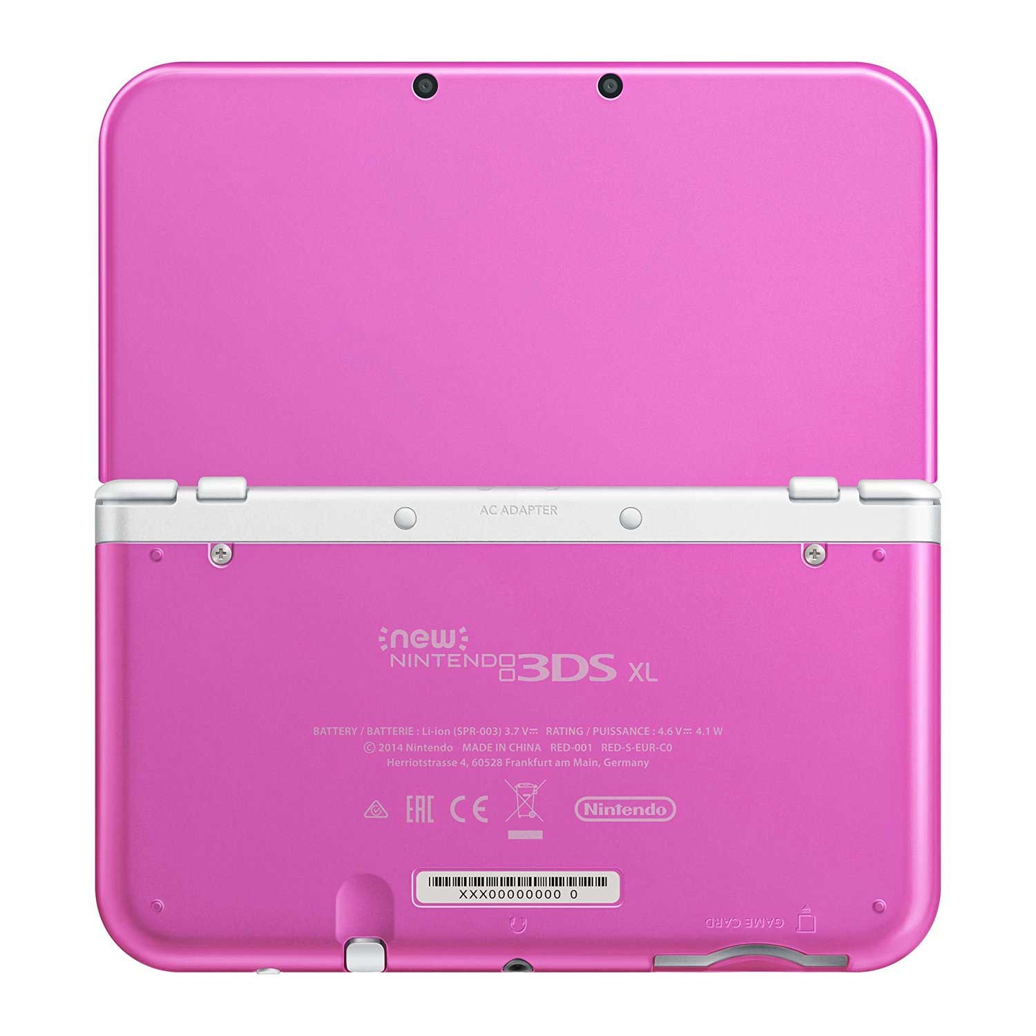 evidencia ángulo Campo New Nintendo 3DS XL Rosa - DiscoAzul.com