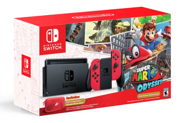 NINTENDO SWITCH + SUPER MARIO ODYSSEY (CODIGO DESCARGA)