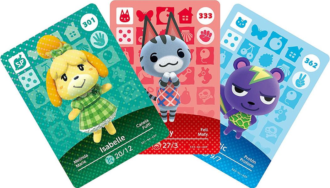 Pack 3 Tarjetas Amiibo Animal Crossing (Serie 4) Switch