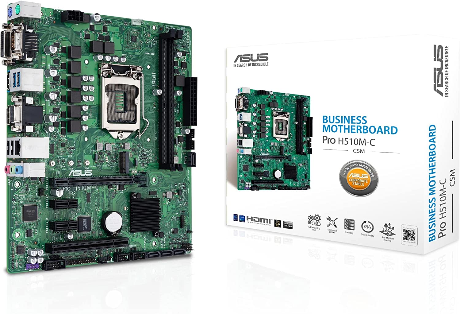 Asus H510M-C/CSM - Placa Base con formato mATX