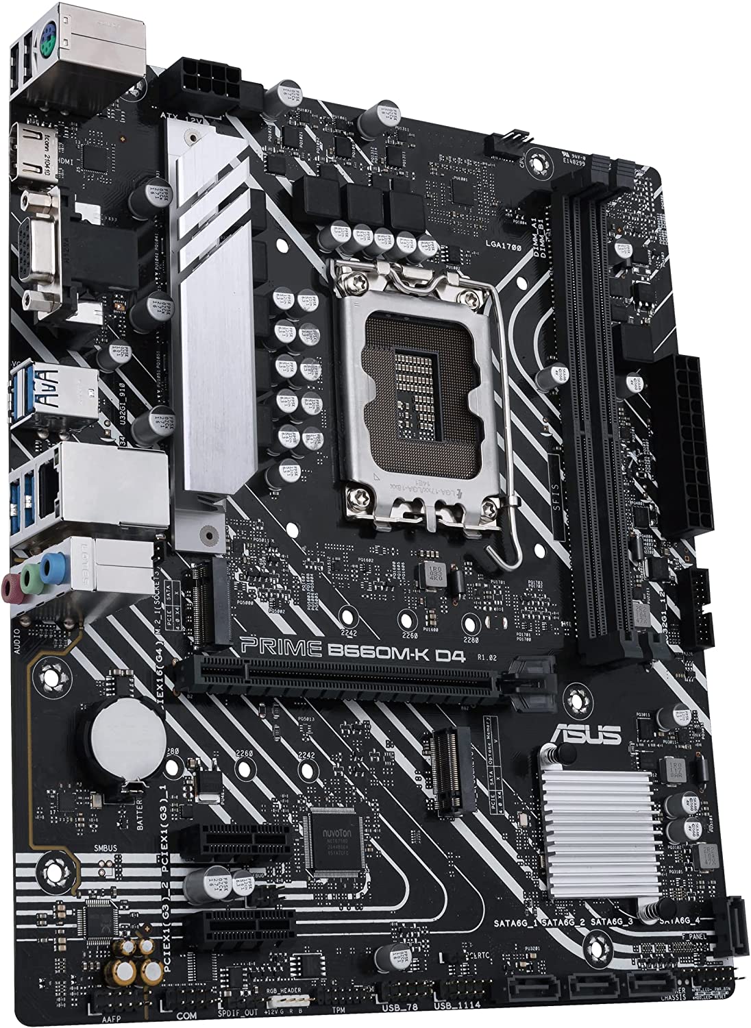 PLACA BASE ASUS 1700 PRIME B760M-K D4 - PC Montajes