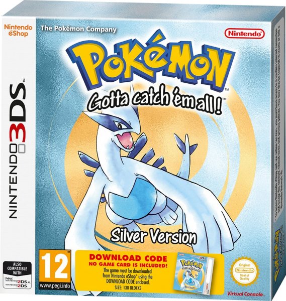 Pokemon Plata (codigo descarga) 3DS