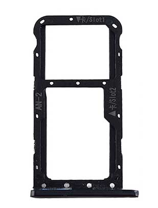 DualSIM Card Tray - Huawei P20 Lite / Nova 3E Black