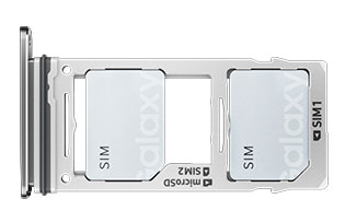 DualSIM Card Tray - Samsung Galaxy S9 / S9 Plus Grey