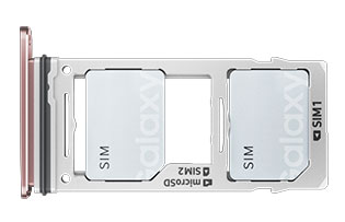 DualSIM-Kartenfach - Samsung Galaxy S9 / S9 Plus Rose Gold