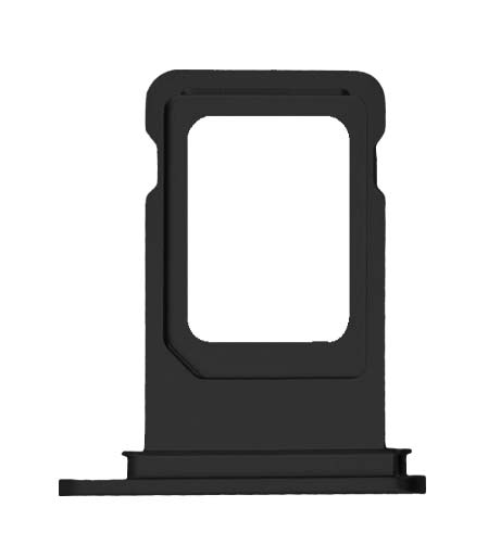 Single SIM Card Tray - iPhone XR Black