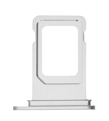 Single SIM Card Tray - iPhone XR Silver