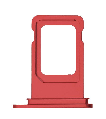 Single SIM Card Tray - iPhone XR Red