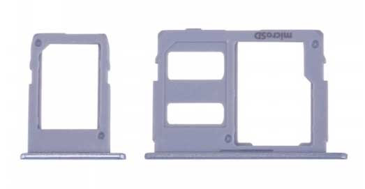 SIM Card Tray Samsung Galaxy J3/J5 /J7 (2017) Silver