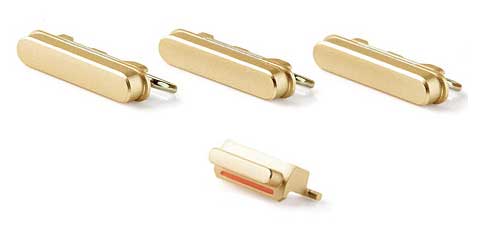 Side Buttons Set - iPhone 6 Gold