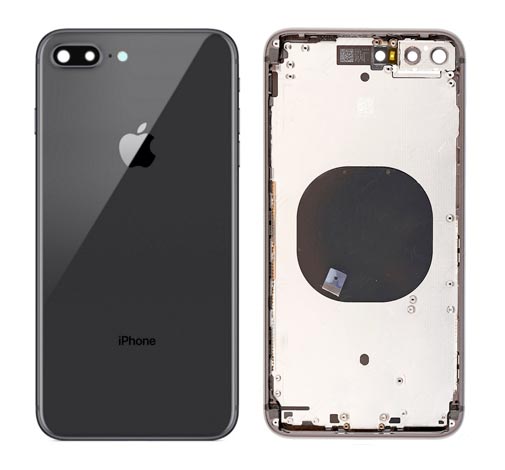 Repuesto Carcasa Trasera Completa - iPhone 8 Plus Gris Espacial