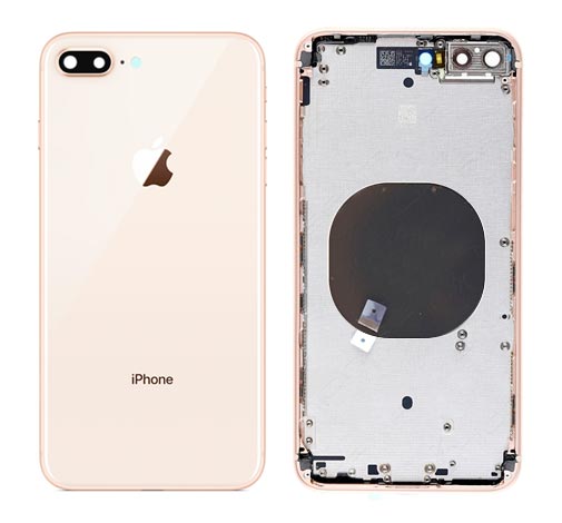 Repuesto Carcasa Trasera Completa - iPhone 8 Plus Oro