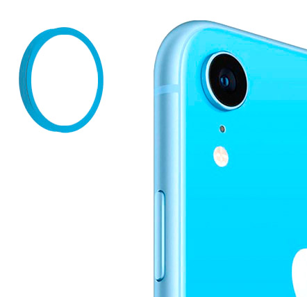 Rear Camera Lens Cover - iPhone XR Blue