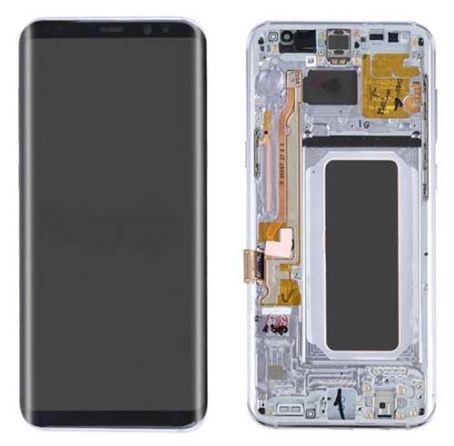 Full Front Assembly with Frame - Samsung Galaxy S8 Violet