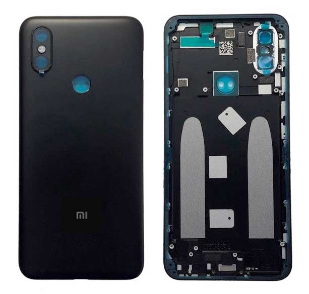 Batterieabdeckung - Xiaomi Mi A2/Mi 6X Schwarz